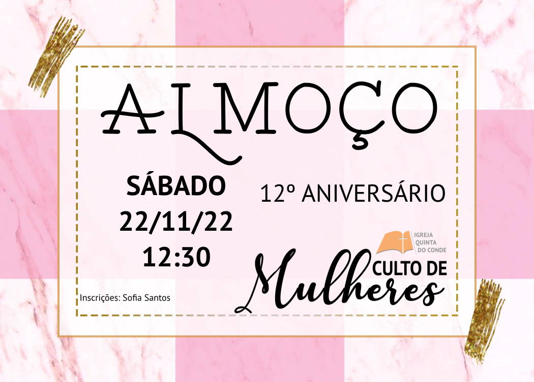12º Aniversário de Culto de Mulheres