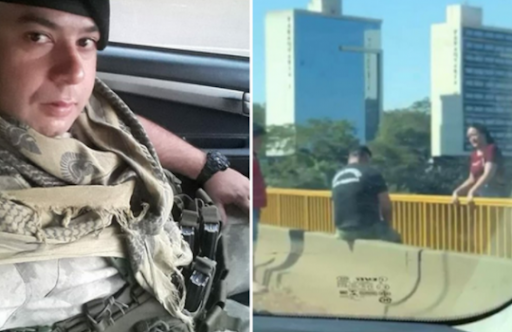 O agente que salvou a suicida