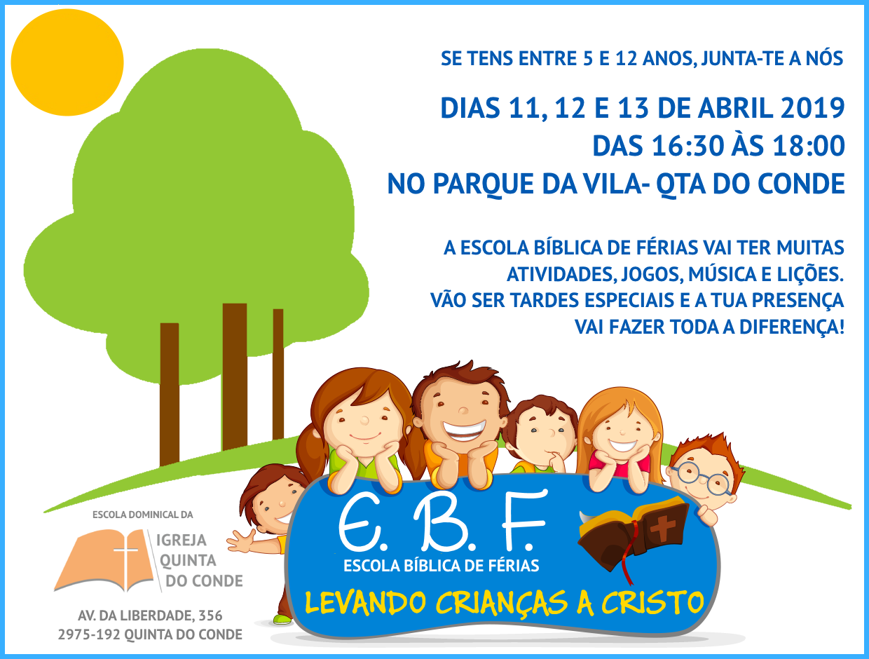 Escola Bíblica de Férias 2019 EBFABR19