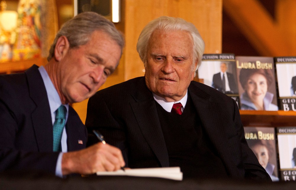 Graham com Bush