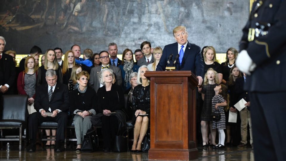 Presidente Donald Trump a discursar IMG 9964 960x540