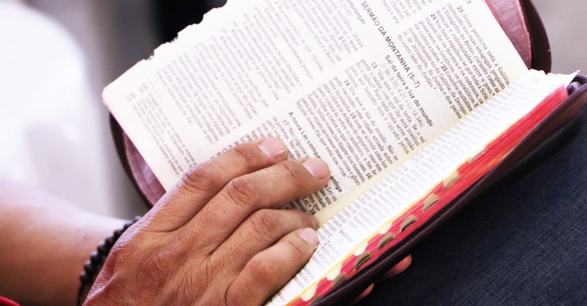 Leitura do nosso Testamento