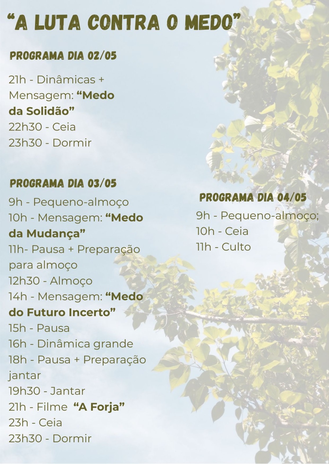 Luta Contra o medo