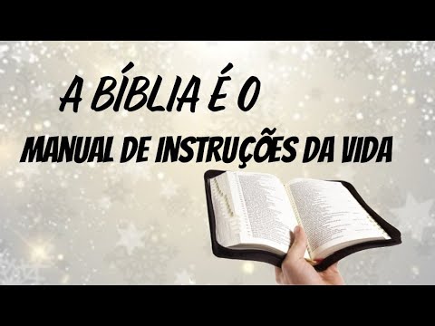 As instruções corretas estão na Bíblia - em mais lado nenhum
