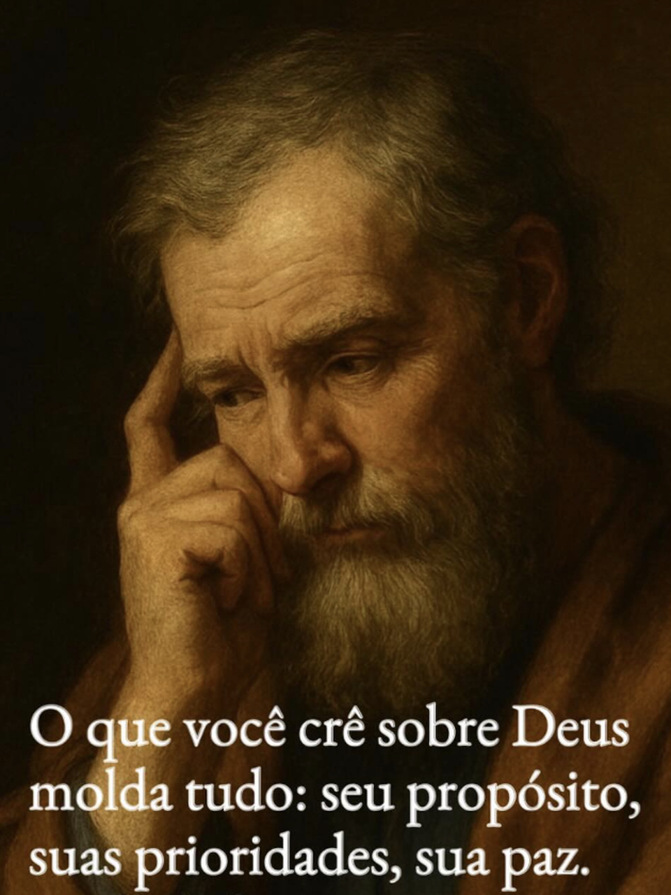 O que crês molda te