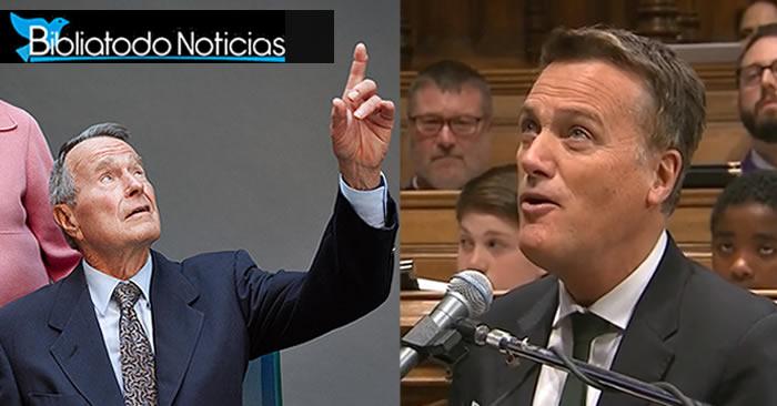 Por que George H W Bush pidio que en su funeral se cantara Friends a Michael W Smith