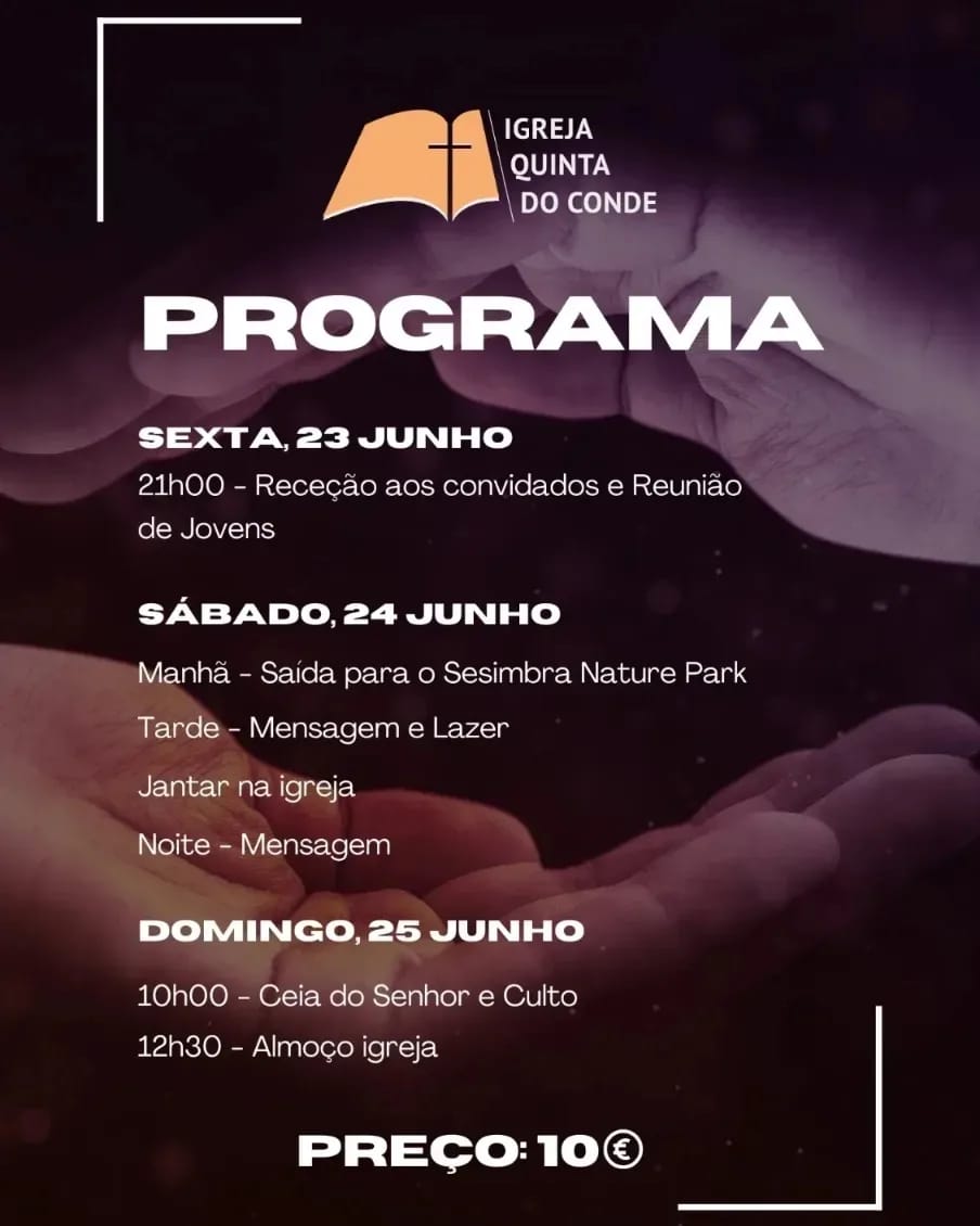 Retiro de Jovens JUN 2023 Programa