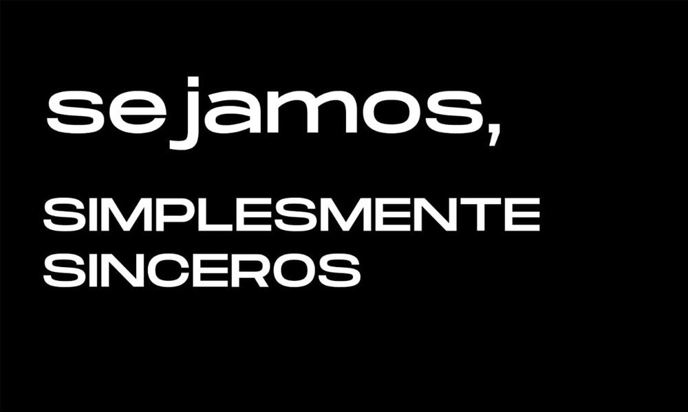 SEJAMOS SIMPLESMENTE SINCEROS