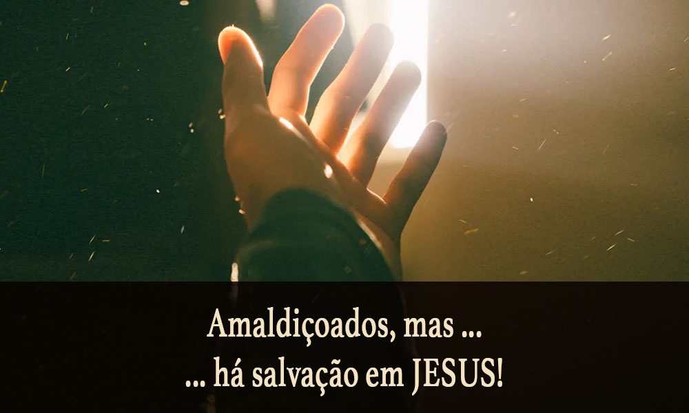 Só em JESUS há salvação, mas tens de CRER