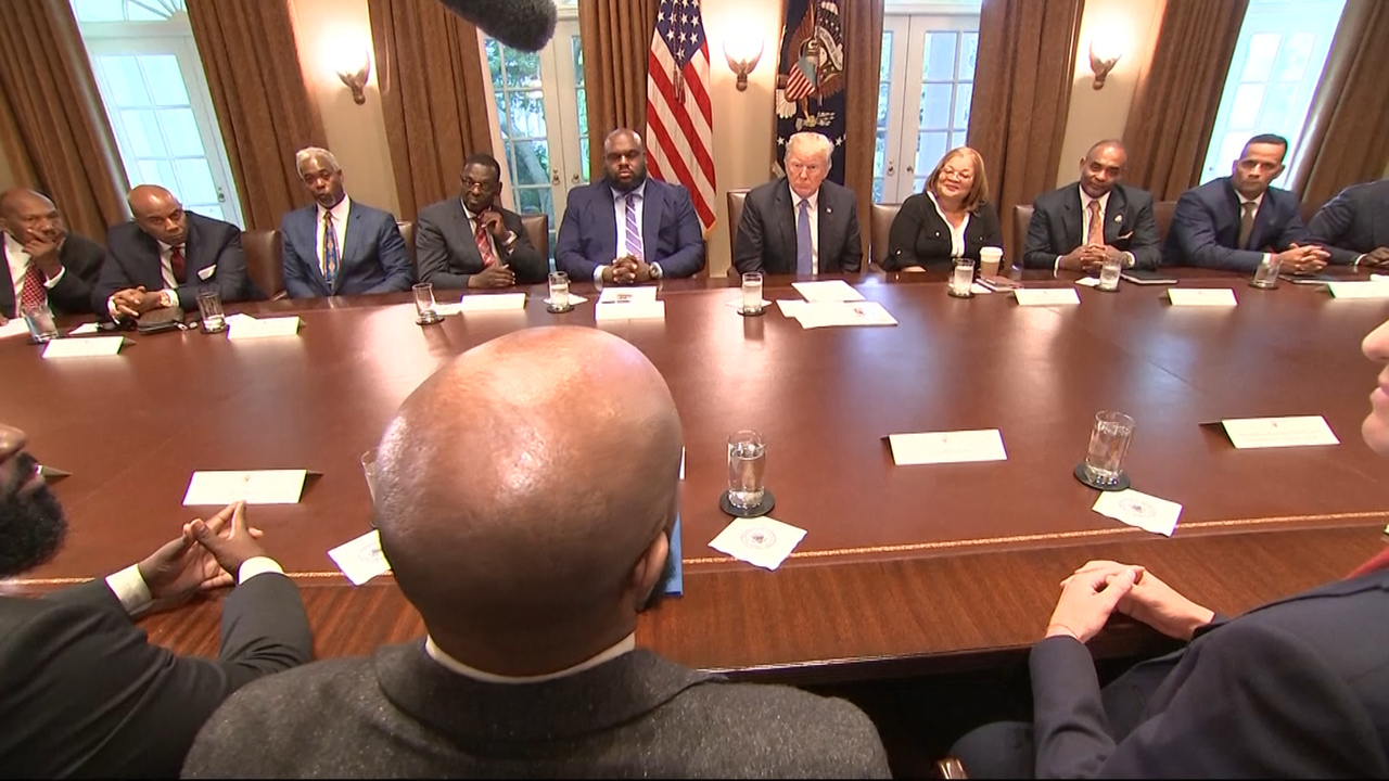Trump meeting with pastors
