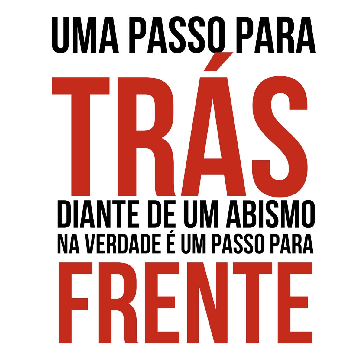 Um passo para trás