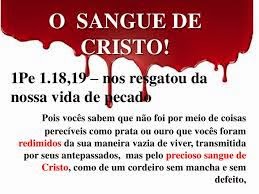 O valor do sangue de Cristo é incalculável