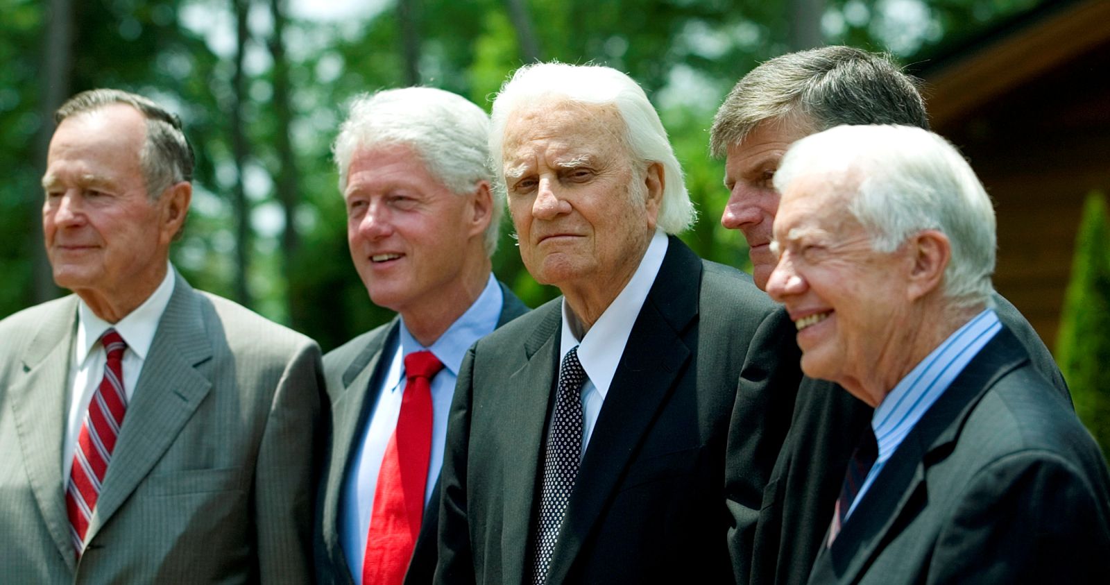 Billy Graham com alguns dos ex-Presidentes dos EUA billy graham presidents