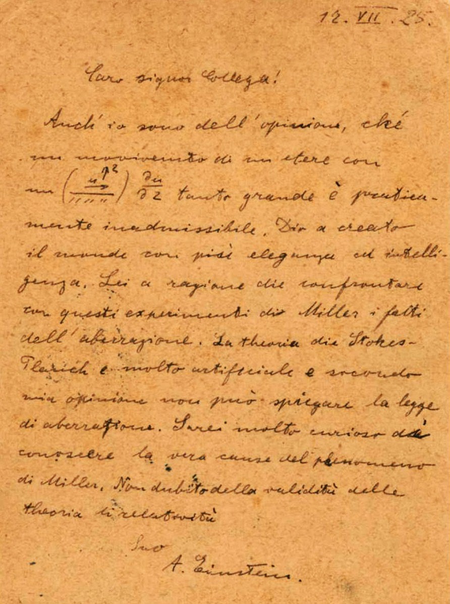 Carta de Einstein