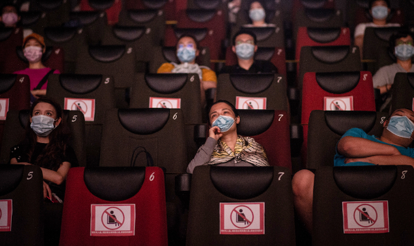 Sala de cinema na China