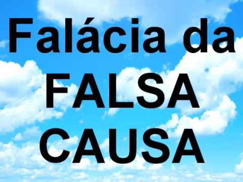Falácia da falsa causa falacia