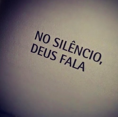 O silêncio de Deus, além do mais, é eloquente
