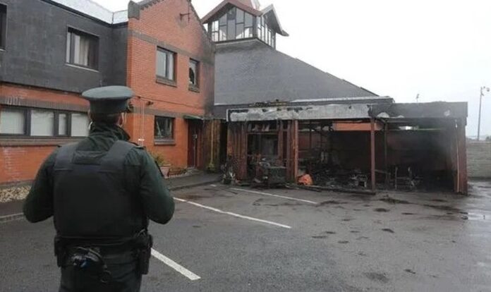 Igreja incendiada