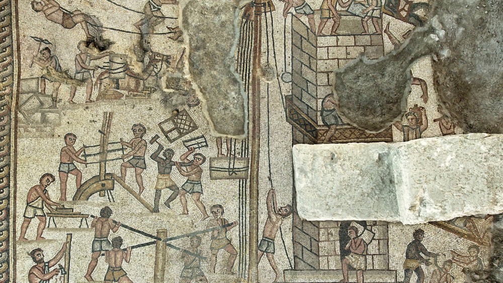 Arqueologia Bíblica - Mosaico de Elim