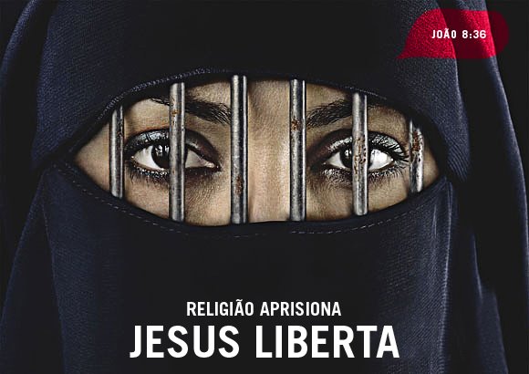 Todas as religiões aprisionam - só o Senhor jesus Cristo liberta. religião aprisiona2