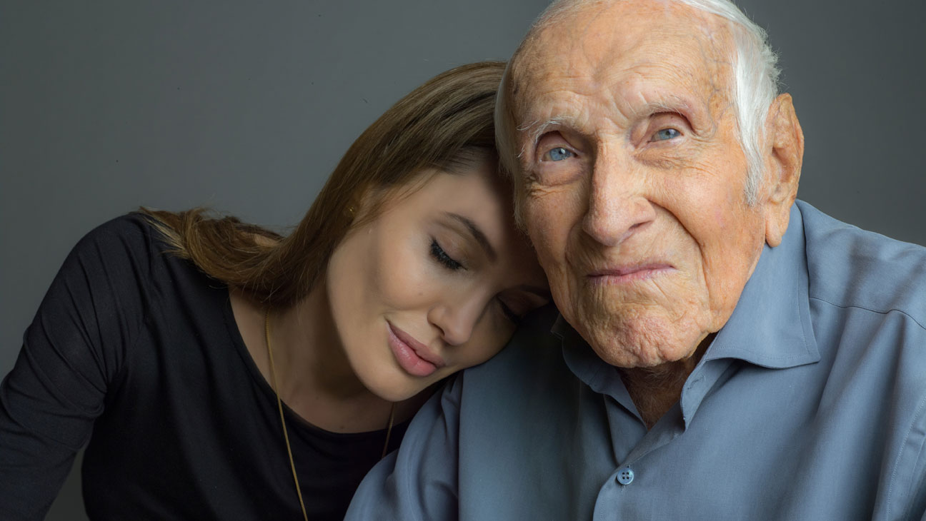 Angelina Jolie com Louis Zamperini