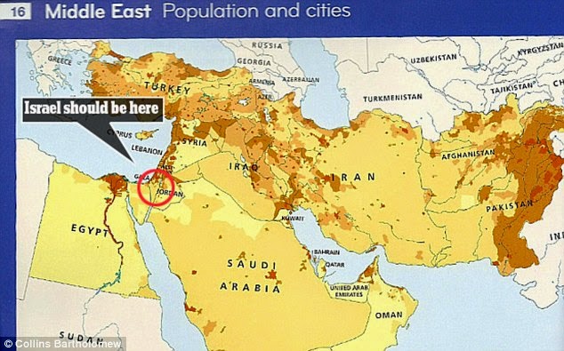 Atlas omite Israel