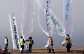Lançamento de balões evangelísticos para a Coreia do Norte