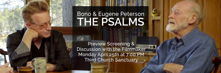 “Bono e Eugene Peterson: Os Salmos”