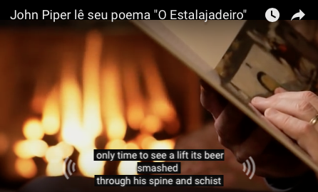 John Piper reading poem