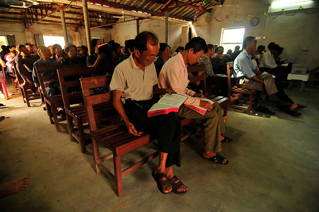 Igreja subterrânea na China
