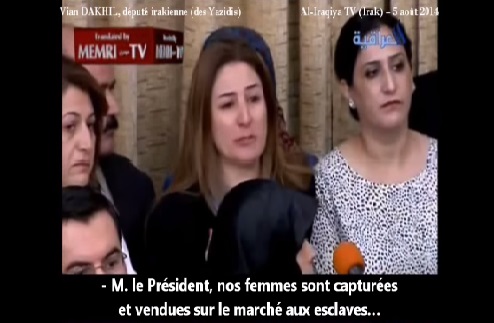 Deputada iraquiana faz discurso emocionado em defesa das Cristãs sequestradas e vendidas