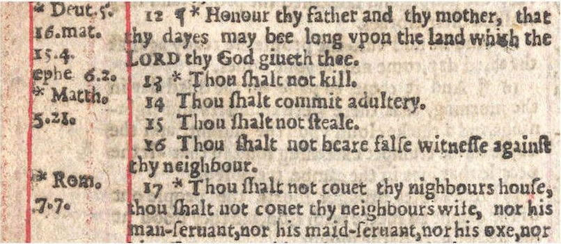 Destaque de Êxodo 20:14, onde se lê, em inglês, Destaque de Êxodo 20:14, onde se lê, em inglês,