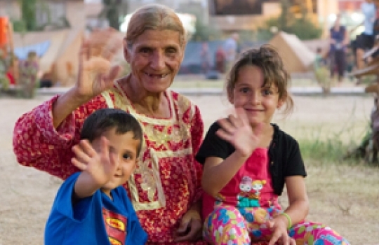 Família iraquiana refugiada 