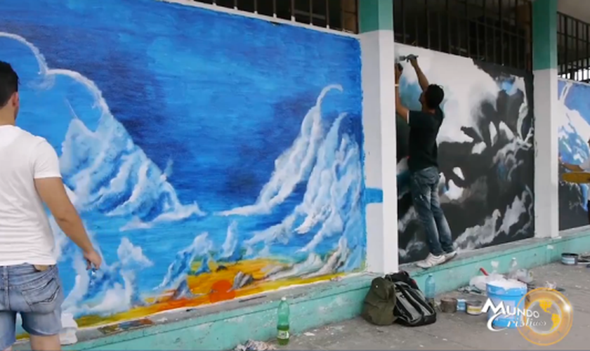 Grafite evangelístico em Cuba