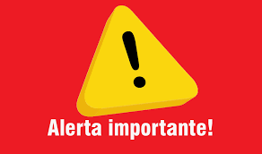 Alerta muito importante Alerta muito importante