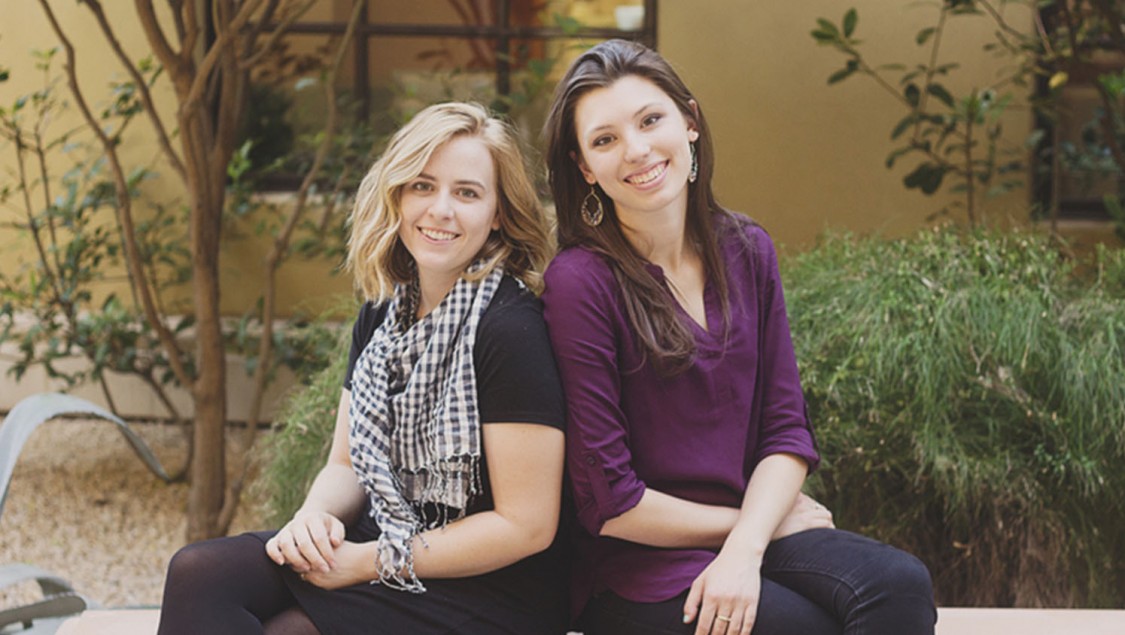 Joanna Duka (esquerda) e Breanna Koski (direita)