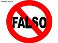 Perigo! Falsidade!
