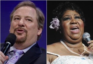 Rick Warren e Aretha Franklin