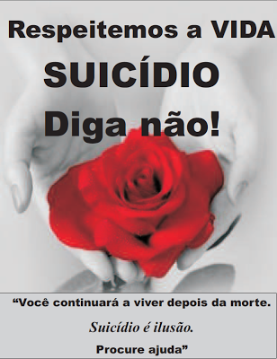 Suicício é ilusão, pois depois da morte continua-se a viver