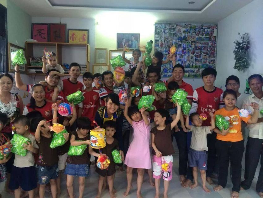 Alguns dos filhos de Tong Phuoc
