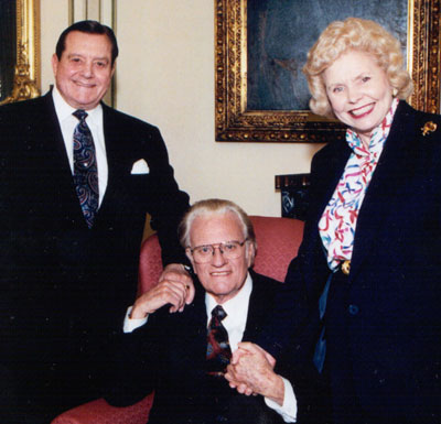 Conecte com Bill Bright, marido, e Billy Graham